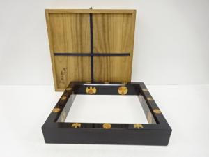 塗師　田中表阿弥造　漆塗り蒔絵　高台寺　炉縁